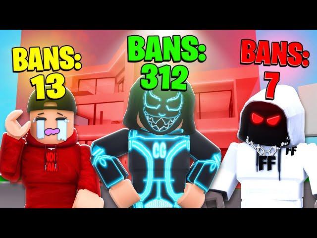 Seeing Who Can GET BANNED From The MOST HOUSES For 100,000 ROBUX!