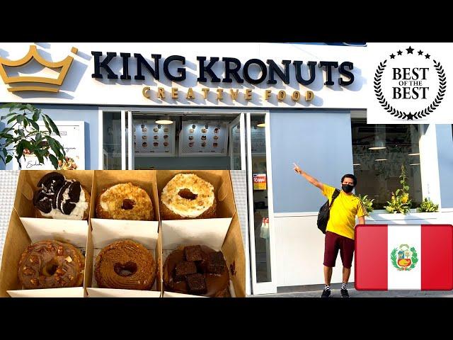 Las MEJORES DONAS de LIMA PERÚ  KING KRONUTS ️ SABORES 100% PERUANOS  [CROISSANT + DONUT] 