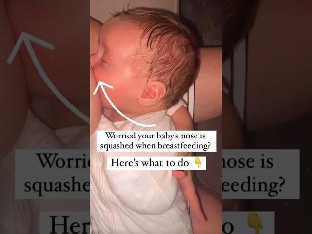 EASY technique to get a deeper latch! #breastfeeding #newborn #breastfeedingtips #newbornbaby