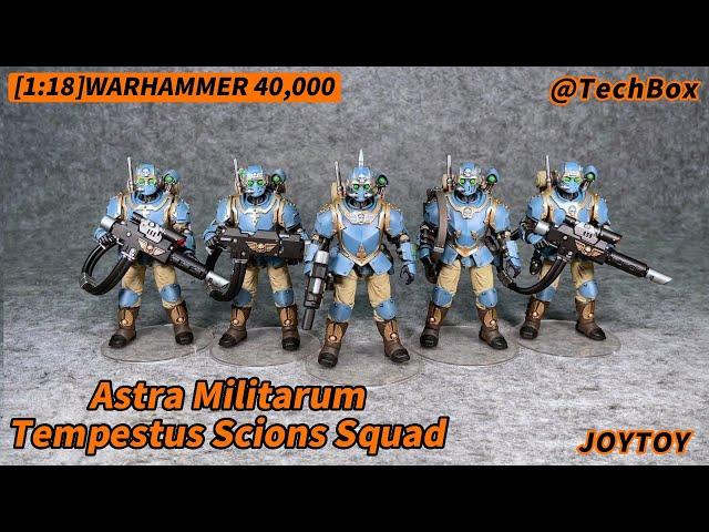 Joytoy Warhammer 40K,Astra Militarum Tempestus Scions Squad 55th Kappic Eagles,1/18 figure