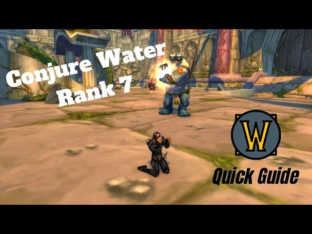 EASY Guide! Mage Water Rank 7 | Classic WoW, Dire Maul