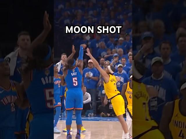 Lu Dort from the logo to beat the shot clock!