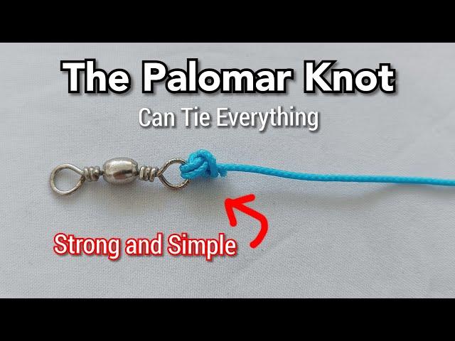 Simple Knot But Strong, PALOMAR Knot, it Can tie Everything