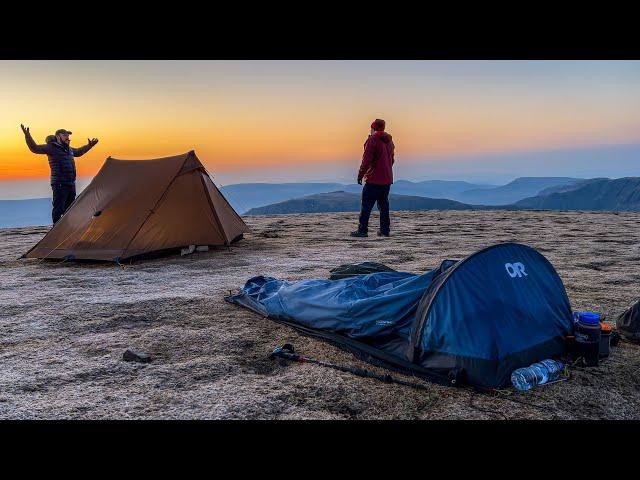 Bivi CAMPING on a mountain | Sleeping on Helvellyn