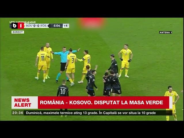 SCANDAL LA MECIUL DINTRE ROMÂNIA ȘI KOSOVO. Știri B1TV_ 16 nov. 2024