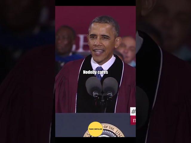 Barack Obama's speech to graduates