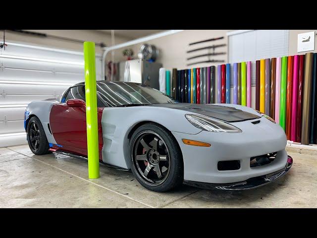 WIDEBODY Corvette ASMR Wrap Guide | The Hardest Parts In REAL TIME