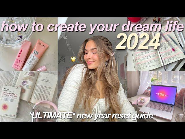 2024 ULTIMATE RESET GUIDE ‍️ new year goal setting, vision boards, & journaling