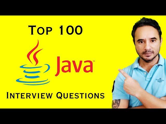 Java Crash Course with top 100 Java Interview Questions and Answers in VS Code