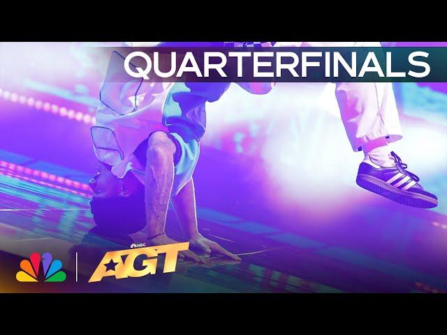 Bboy Samuka Pushes The Limits With AMAZING Breakdancing! | Quarterfinals | AGT 2024