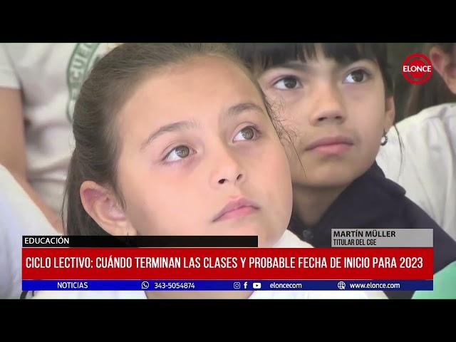 Ciclo Lectivo: Cuándo terminan las clases y probable fecha de inicio para 2023