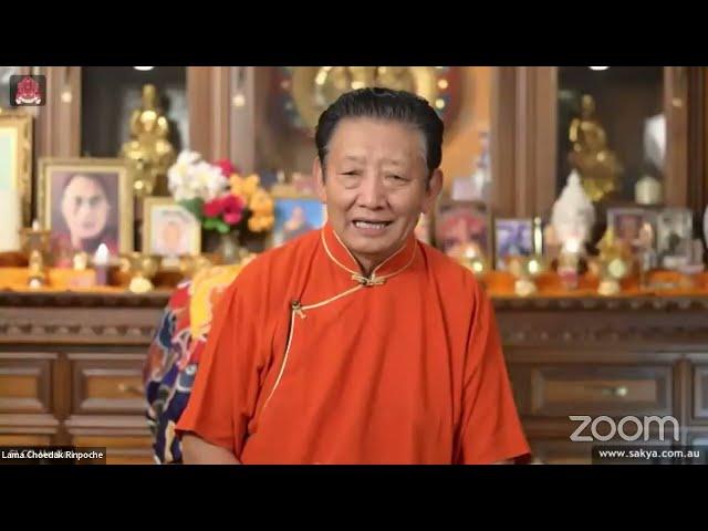 Explanations on the Buddha Shakyamuni sadhana  — Lama Choedak Rinpoche. May 23, 2024