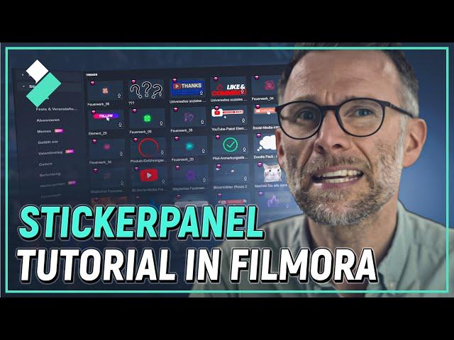 Stickerpanel Tutorial in Filmora | Wondershare Filmora Tutorial