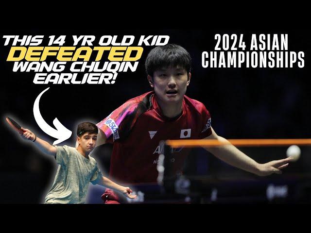 FULL MATCH | Tomokazu Harimoto vs Benyamin Faraji | 2024 Asian Championships