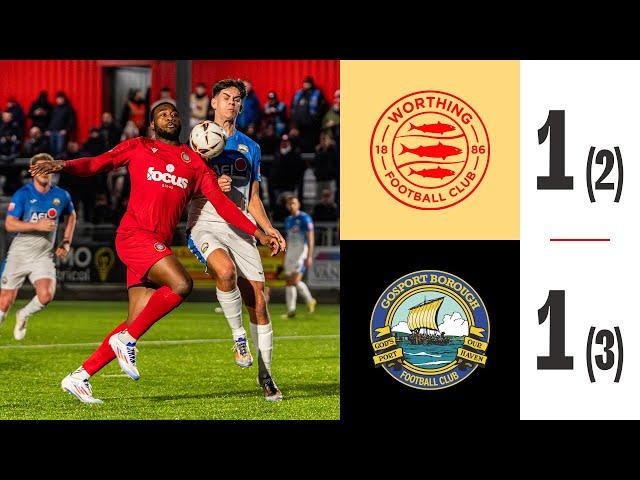 Worthing 1-1 Gosport Borough (2-3 Penalties) | Highlights