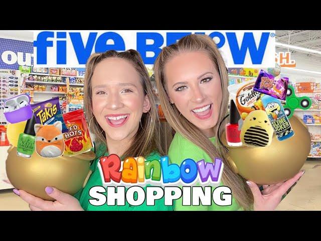 SHOPPING FOR EVERY COLOR OF THE RAINBOW AT FIVE BELOW CHALLENGE 