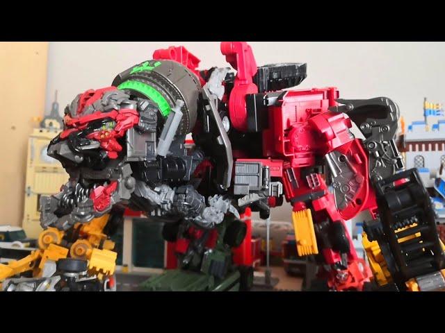 Transformers Studio Series Constructicons and Devastator stop motion [500 subs special]