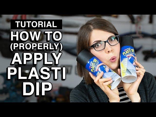 How to apply PlastiDip - Cosplay Tutorial