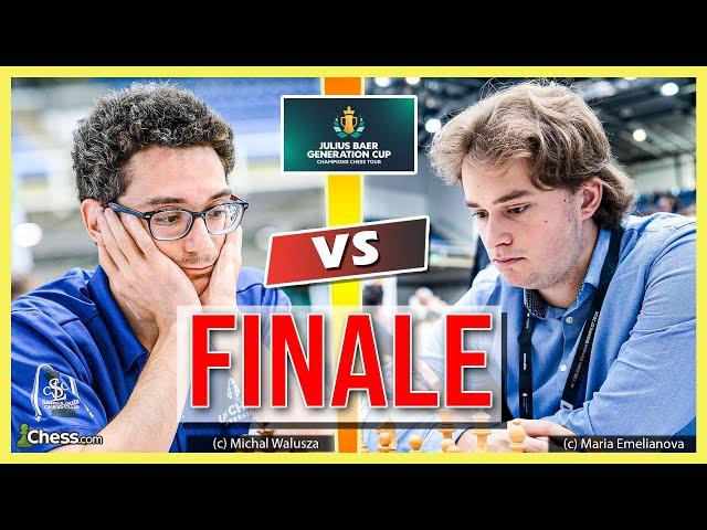 Finale zwischen Vincent Keymer und Fabiano Caruana