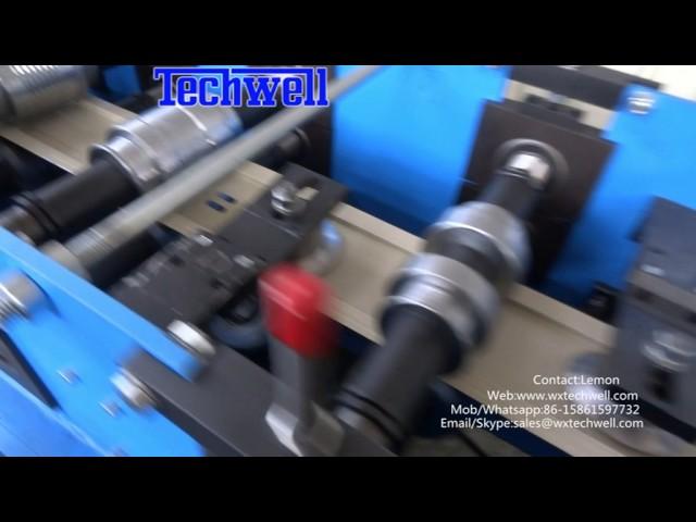 Roll Forming Machine for making roof ceiling with hydraulic punching