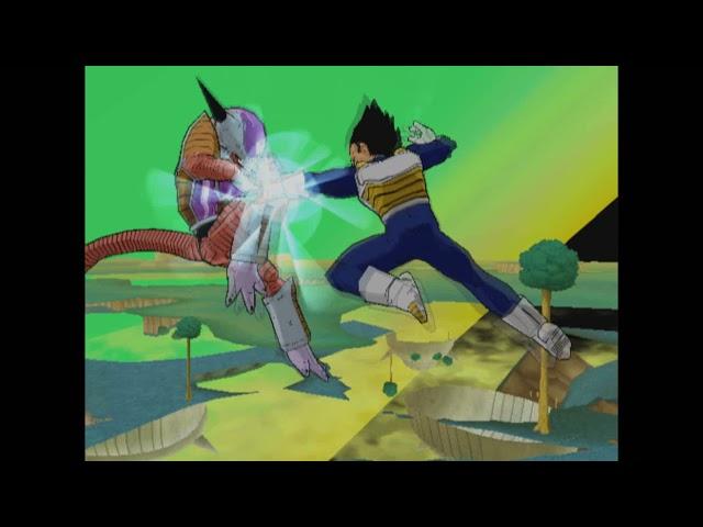 Vegeta vs Frieza while the world slowly collapses in on itself