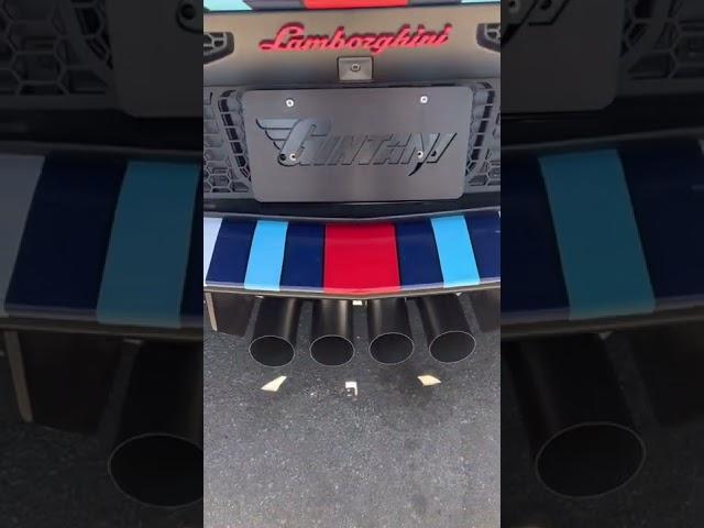 Gintani Twin Turbo Lamborghini Aventador SV #shorts