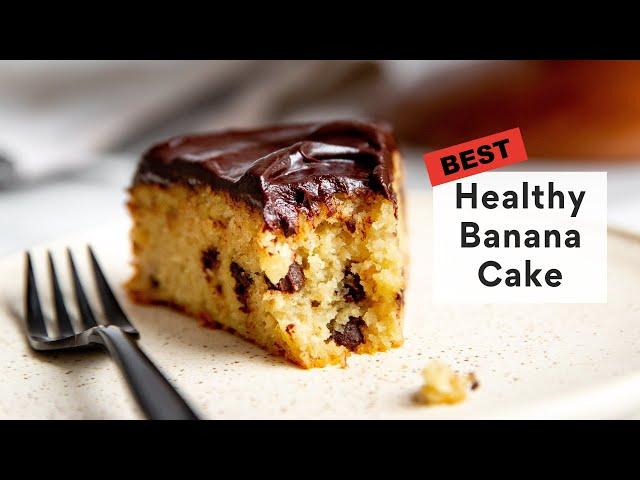 Healthy Banana Cake Recipe (Gluten Free, Paleo, Dairy Free)