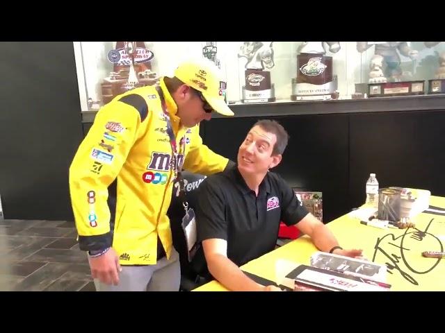 Kyle Busch Gets Pranked by Noah Gragson During His Meet And Greet