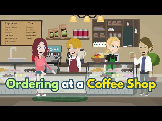 Ordering at a Coffee Shop English Speaking: How to Order Coffee in English Conversation