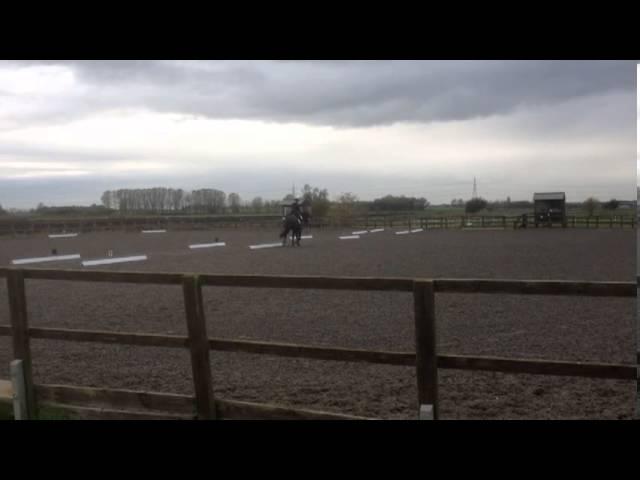 Katy Holder-Vale riding Flammengold at Fenning Farm.