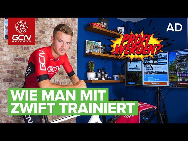 Wie man unfassbar fit wird - mit Zwift. Zwift Fahren, Rennen, Workouts + Zwift Academy