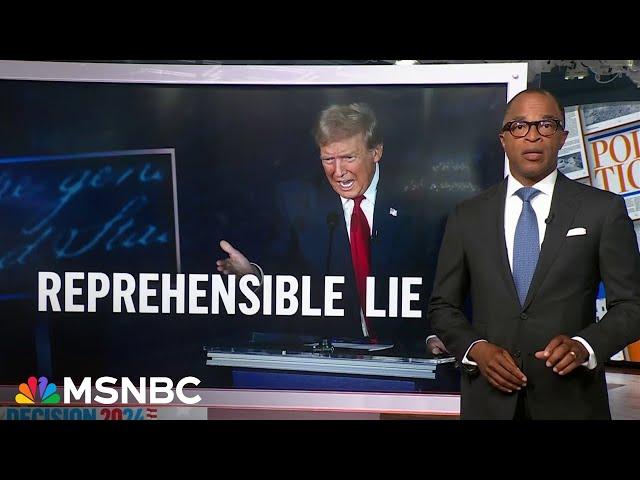 'A reprehensible lie': Jonathan Capehart slams Trump's racist attacks on Haitian migrants