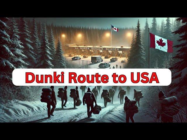 Dunki Route: Undocumented Entry to USA from Canada!