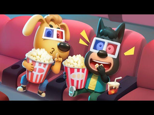 Sheriff's at Cinema | Good Manners at the Theater | Kids Cartoon | Sheriff Labrador | BabyBus