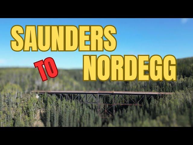 BEST ATV RAIL TRAIL - Saunders to Nordegg - Full Trail Time lapse #Nordegg Alberta ATV Trails