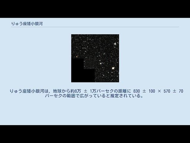 りゅう座矮小銀河