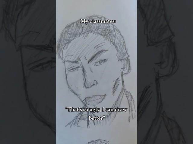 How Artists REALLY Feel About Drawing In School Credits:athenart #shorts #memes art #drawing