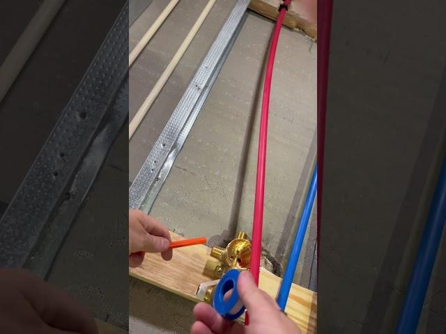 How to wrap teflon tape in tight areas with a pencil.   Patrick the 5th Gen.  Plumber