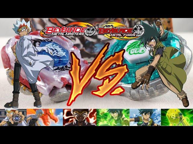Rock Leone 145WB VS Meteo L Drago LW105LF (HANDSPIN/LAUNCHER) RYUGA VS KYOYA!