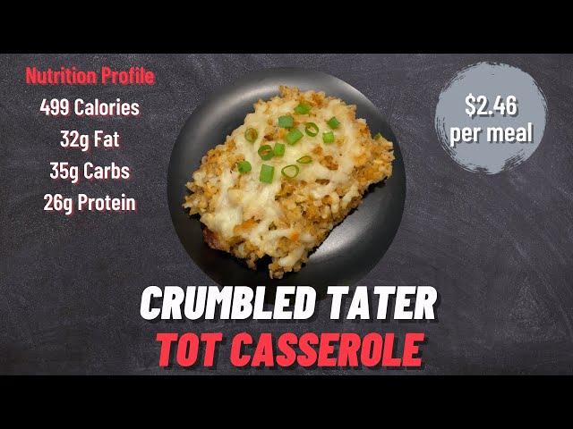 Crumbled Tater Tot Casserole