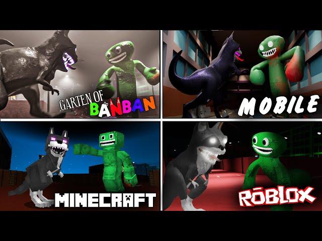 [All Versions] FULL GAMEPLAY - Garten of Banban 7 vs Minecraft vs Roblox vs Mobile - PART 1