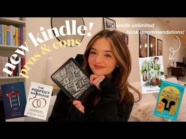 i got a kindle!!  kindle paperwhite pros/cons + kindle unlimited recommendations 