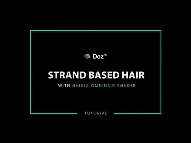 Strand Based Hair in 1 Minute #dazstudio #maya