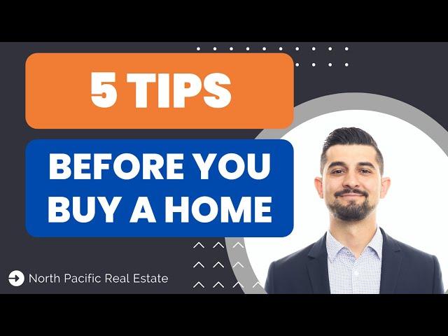  5 Tips Before Buying a Home #realestate #realestateagent #housingmarket