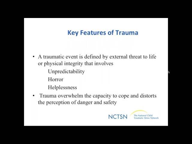 Identification & Treatment of Childhood Trauma - Alicia Lieberman