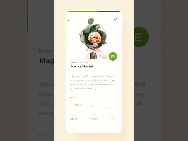 Flower Store Mobile Application Design