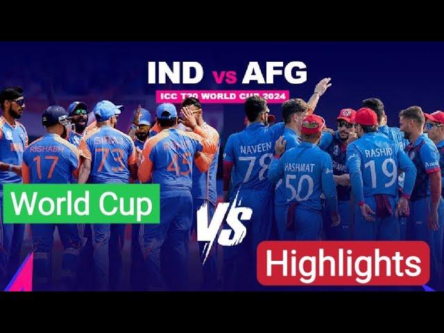 Super 8 Round | India Vs afghanistan world T20 Match Highlights 2024