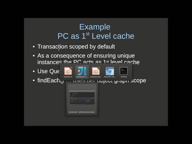 Ebean ORM Persistence context