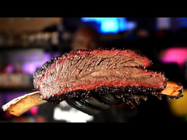 Weber Kettle Smoked Beef Ribs | Smoked Brisket on a Stick | The Dawgfatha's BBQ