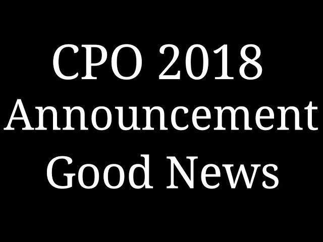 CPO 2018 || ANNOUNCEMENT || Verbal Math By ABHAS SAINI